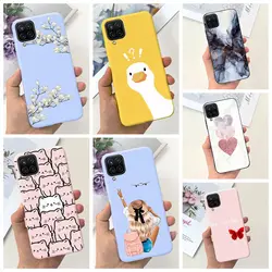 NEW Design For Samsung Galaxy A12 Case Silicone TPU Back Cover For Samsung A12 M12 F12 Galaxy M12 India Funda Couqe Bumper