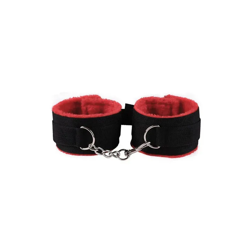 Adjustable Bed Bondage Binding Strap Set with Plush Hand Ankle Cuffs BDSM Restraint Gear Adult Couples Bedroom Game Accessory view 6