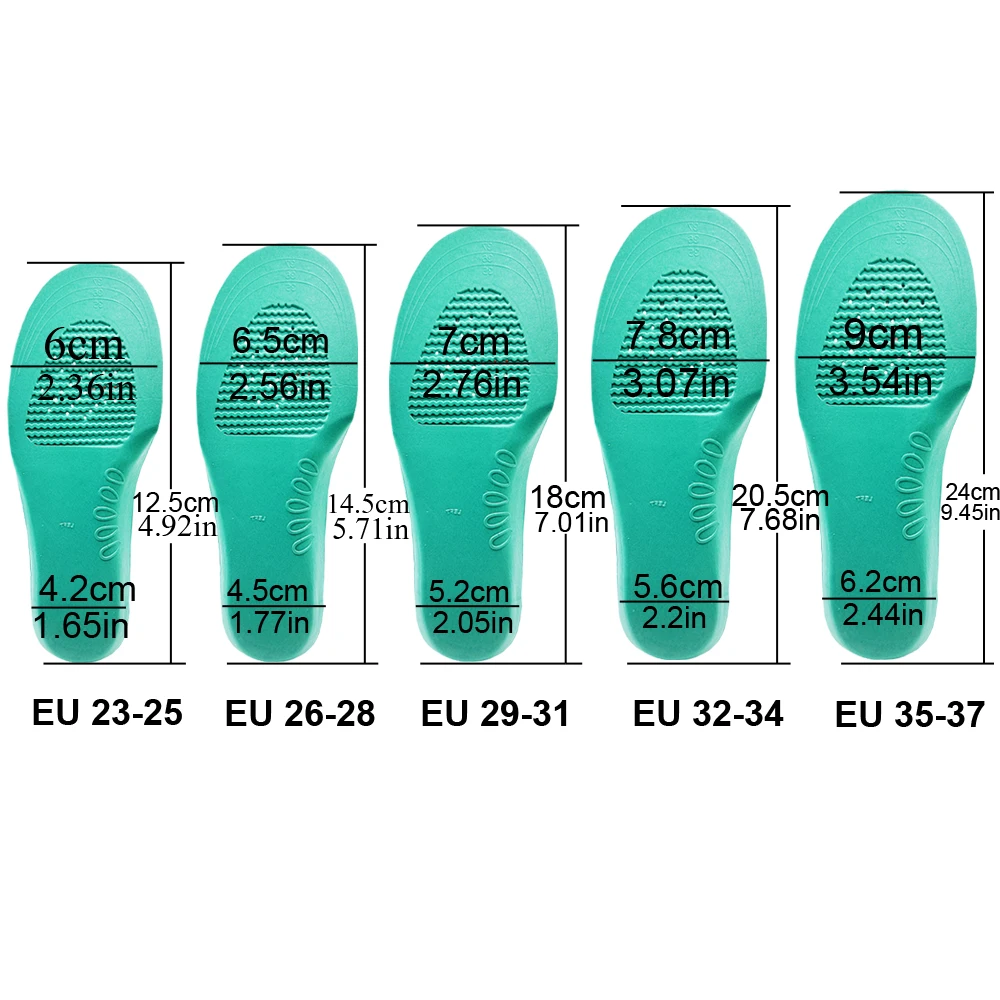 Kids Children Orthotics Insoles Correction Daily Feet Flat Foot Sport Shoes Pads Comfortable Antibacterial Odor-Resistant Insert