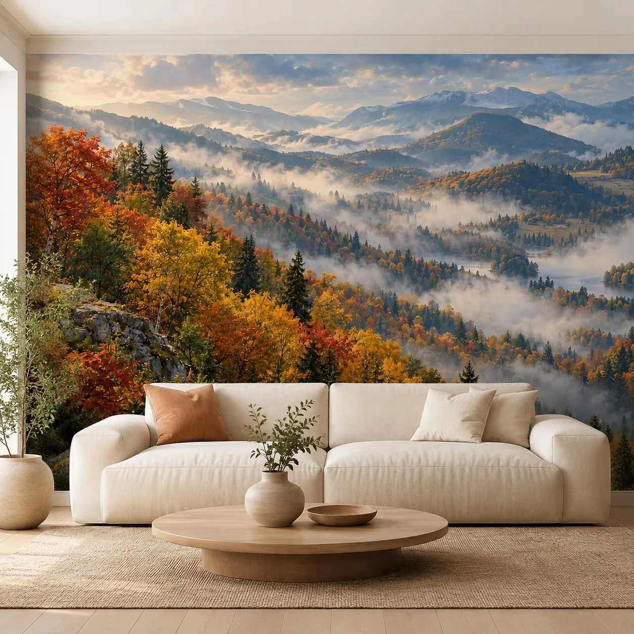 Custom Size Available Mural Natural Landscape Forest tree Bedroom Living Room Home Background Wall Decorative 3d Wallpaper