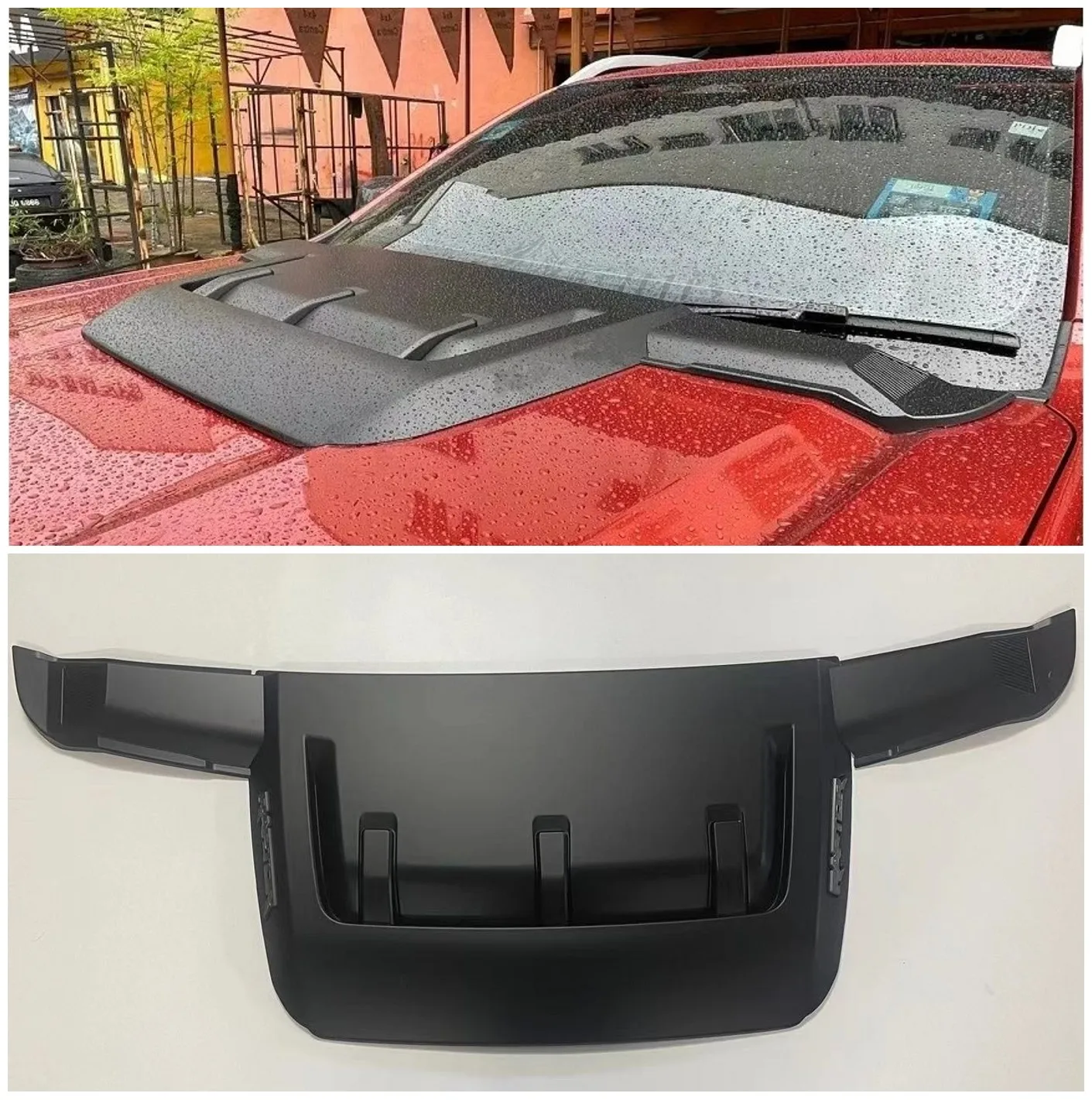 

Car Decoration Hood Scoop Cover Bonnet Guard For Ford Ranger Next Gen T9 2022 2023 Wildtrak XLT XLS XL Everest 2023+ Accessories