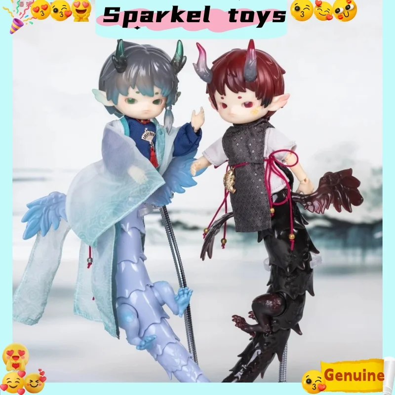 

Penny'S Box Dream Of Encountering Dragons Series слепая коробка Bjd мобильная кукла фигурка изысканное украшение для рабочего стола модель игрушки подарки