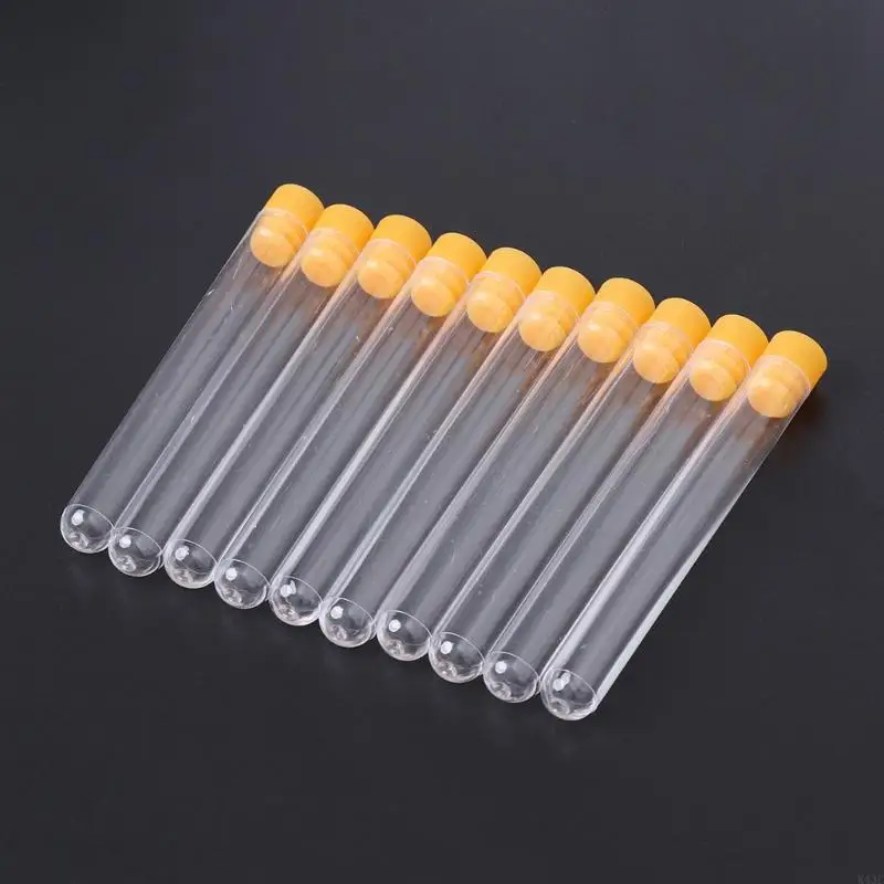 K43C 10x Transparent Knitting Sewing Felting Needle Plastic Bottle Storage Container