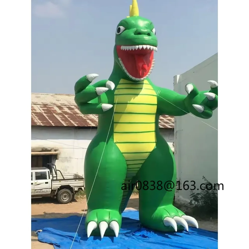 Modèle gonflable géant personnalisé Godzilla Monster Oxford gonflable Godzilla, affichage de vacances, publicité