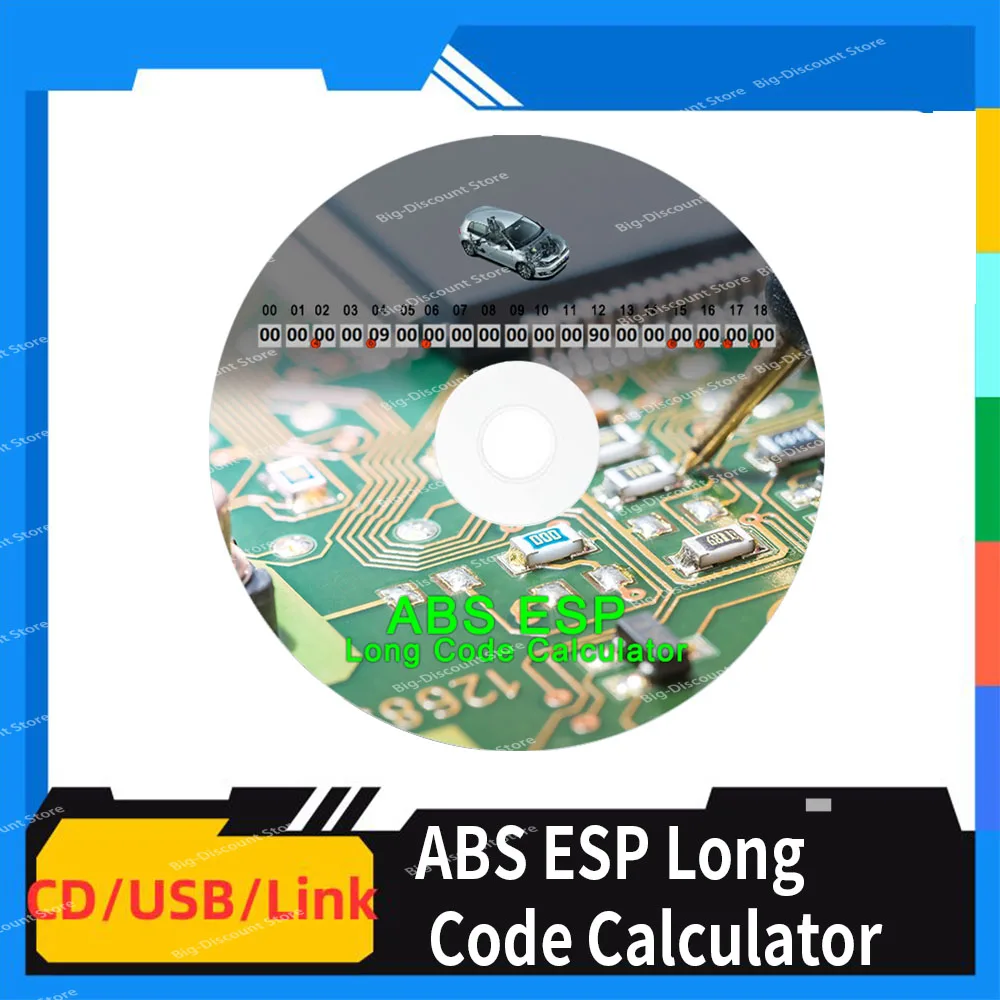 for V-W ABS ESP Long Code Calculator Helper MK60EC1 for V-W abs esp software install video guide  support English send link/CD