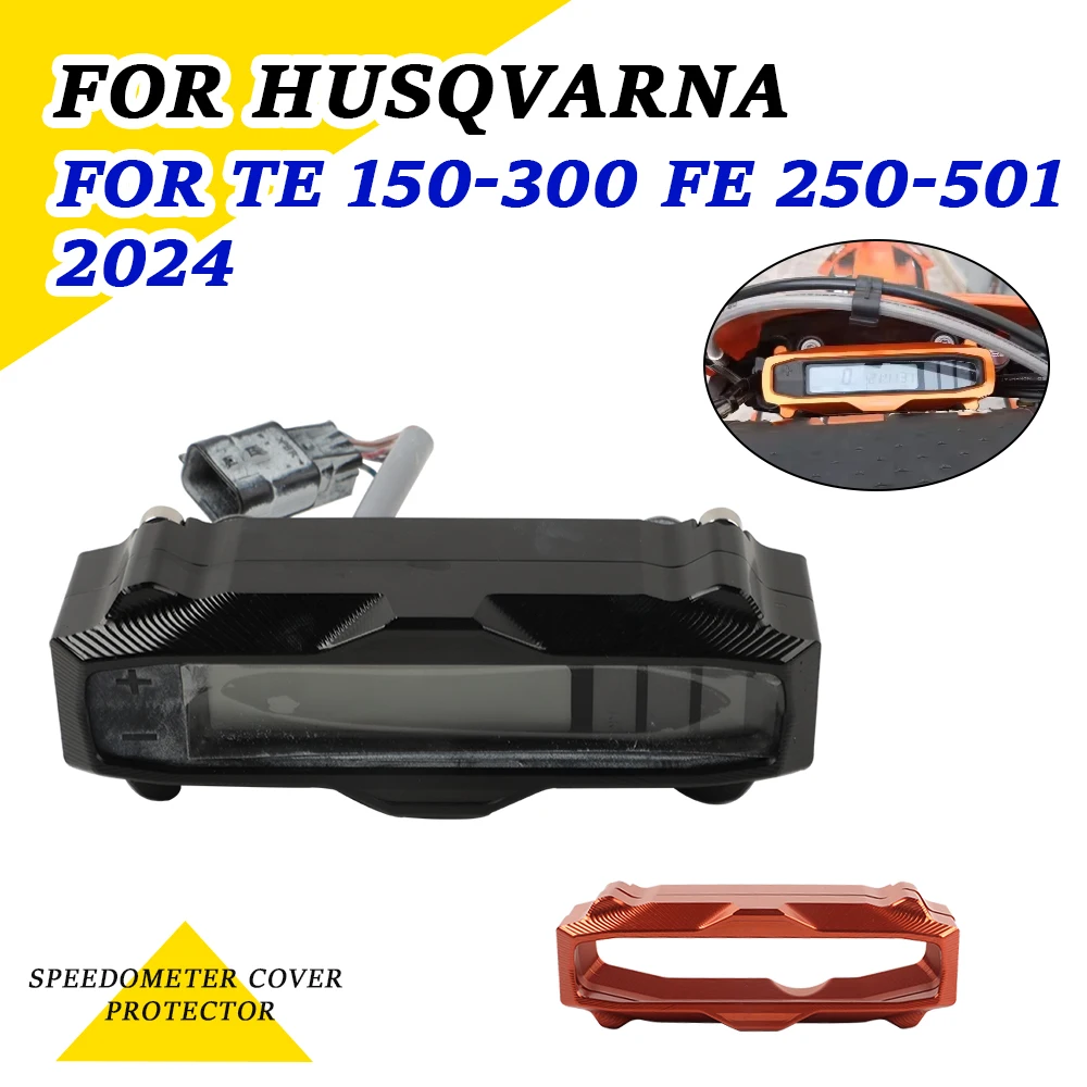 For Husqvarna FE 350 450 501 350W 501W 350S 501S TE 150 250 300 2024 Speedometer Cover Tachometer Meter Protection Guard Cap