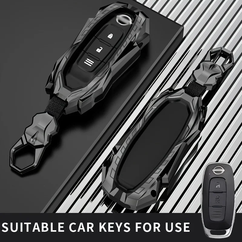 Fit for nissan key car case cover chain cover ring shell fob Qashqai Bluebird Sylphy Altima Pathfinder Versa X-Trail T33 Serena