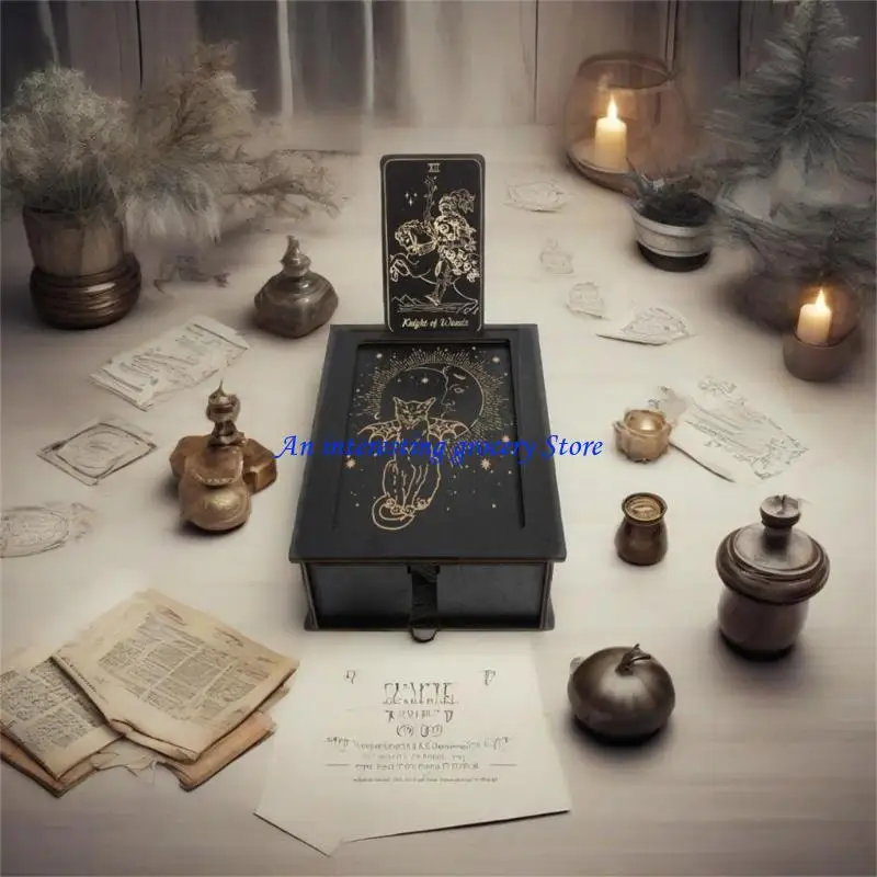 

652D Push Pull Tarots Card Box