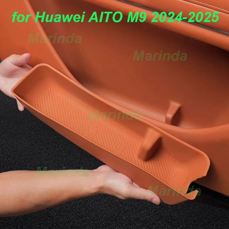 

Car Door Panel Storage Box for Huawei AITO M9 2024-2025 Door Slot Silicone Storage Pocket Box Stowing Interior Accessories