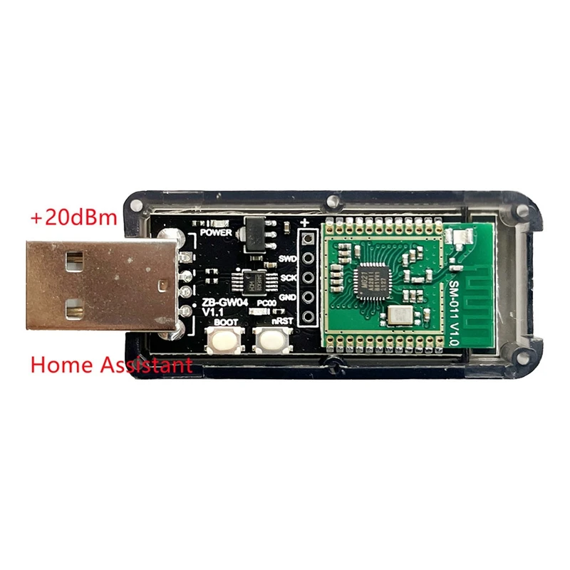 Analizador de puerta de enlace Zigbee 3,0, Dongle USB, ZHA NCP, asistente de hogar, Openhab, 1 pieza