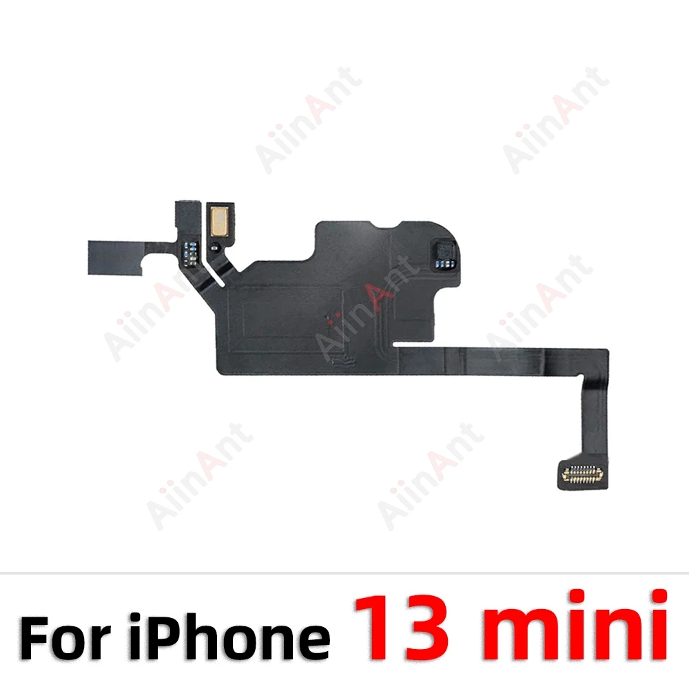 AiinAnt Phone Top Sound Ear Earpiece Speaker Proximity Light Sensor Flex Cable For iPhone 12 13 14 15 Pro Max Plus image 3