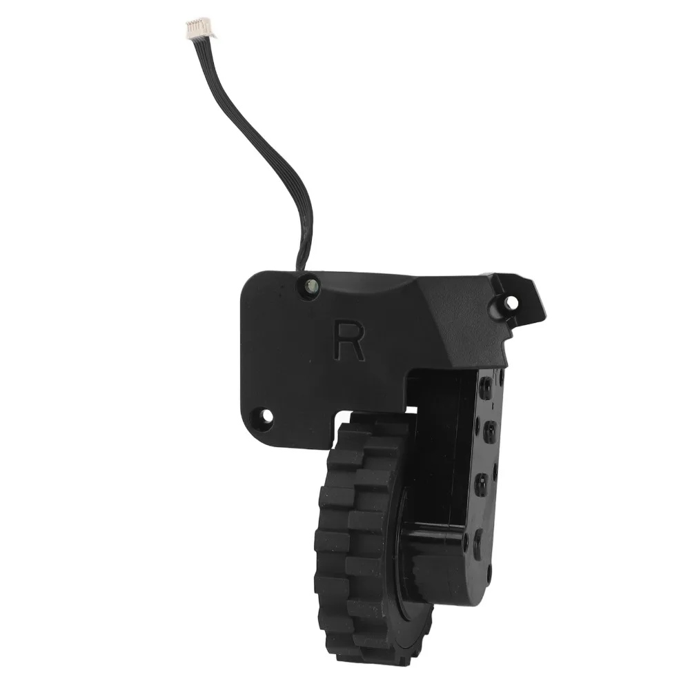 Black Robot Vacuum Drive Wheel Right Drive Module Vacuum Cleaner Drive Wheel for LeIctroux C30B/Proscenic 800T/Conga 1090
