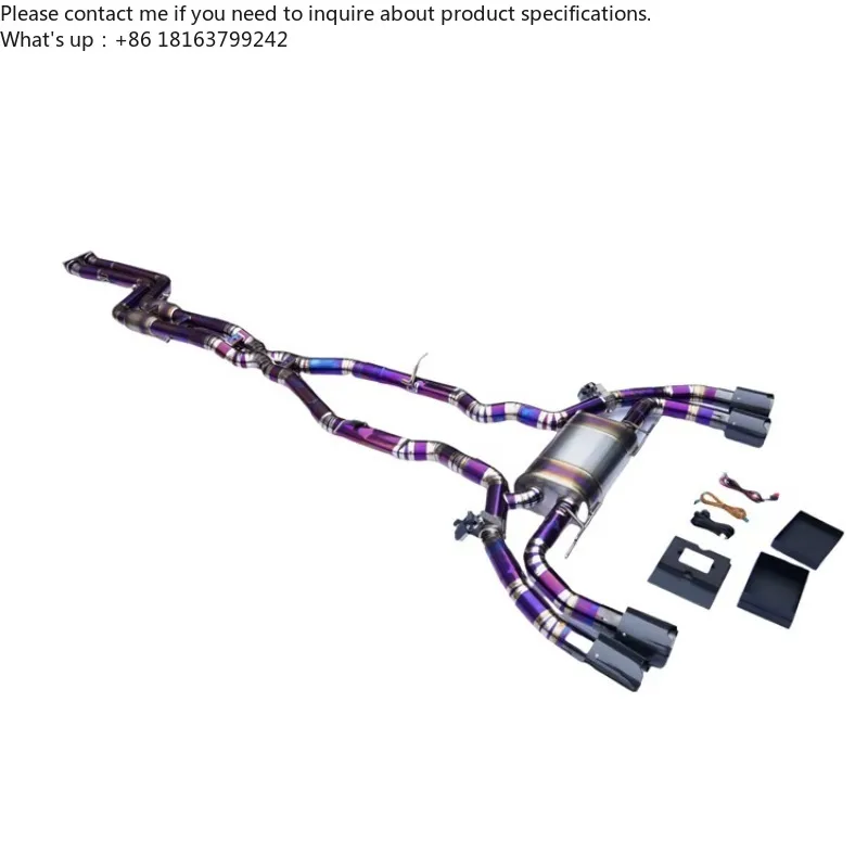 Racing Performance Titanium Valvetronic Valve Tuning Exhaust System Part for BMW F95 X3M 2021+