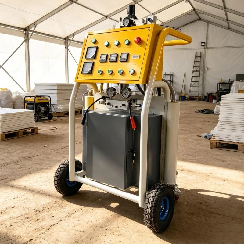 High Pressure Air Operated Polyurethane Foam Spray Machine 2 Component Equipment for Container and House Insulation