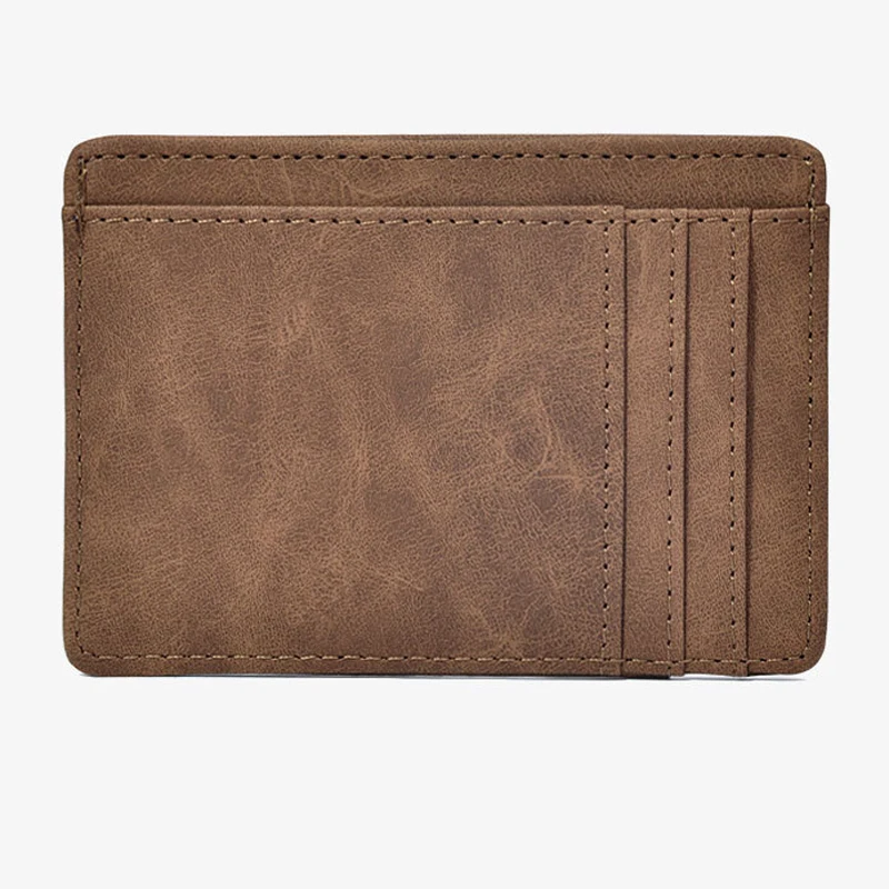 Männer Brieftasche Schlank Kreditkarte Halter Business Männlich Tragbare Mini Reise Geldbörse Für Mann