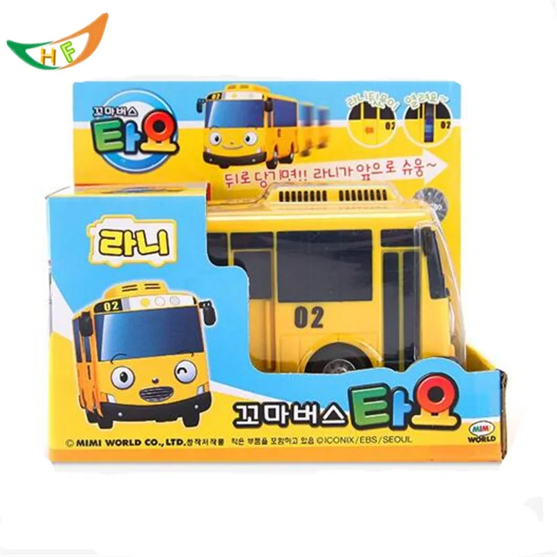 Hot 1:38 scale model oyuncak car children miniature tayo bus mini plastic baby toy little tayo rani rogi gani bus Christmas gift