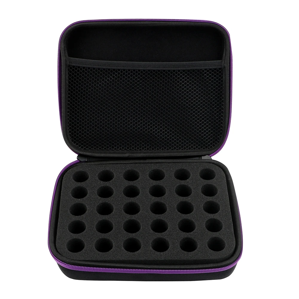 30 Botol 5ML Casing Minyak Esensial Multifungsi Portabel Travel Organizer Kosmetik Parfum Kotak Minyak Tas Penyimpanan Cat Kuku