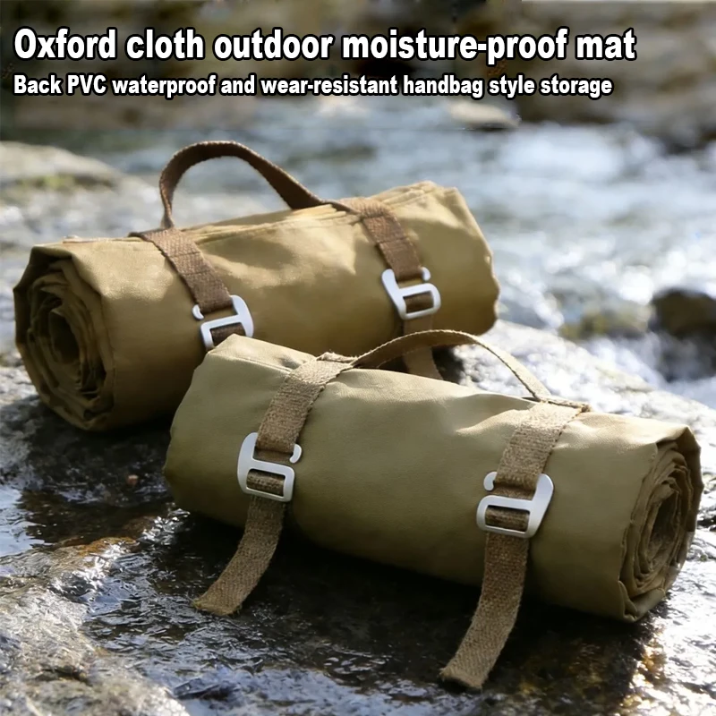

Outdoor Camping Mats Durable Moisture-proof Mats Thickened Oxford Cloth Wilderness Emergency Portable Waterproof Mats