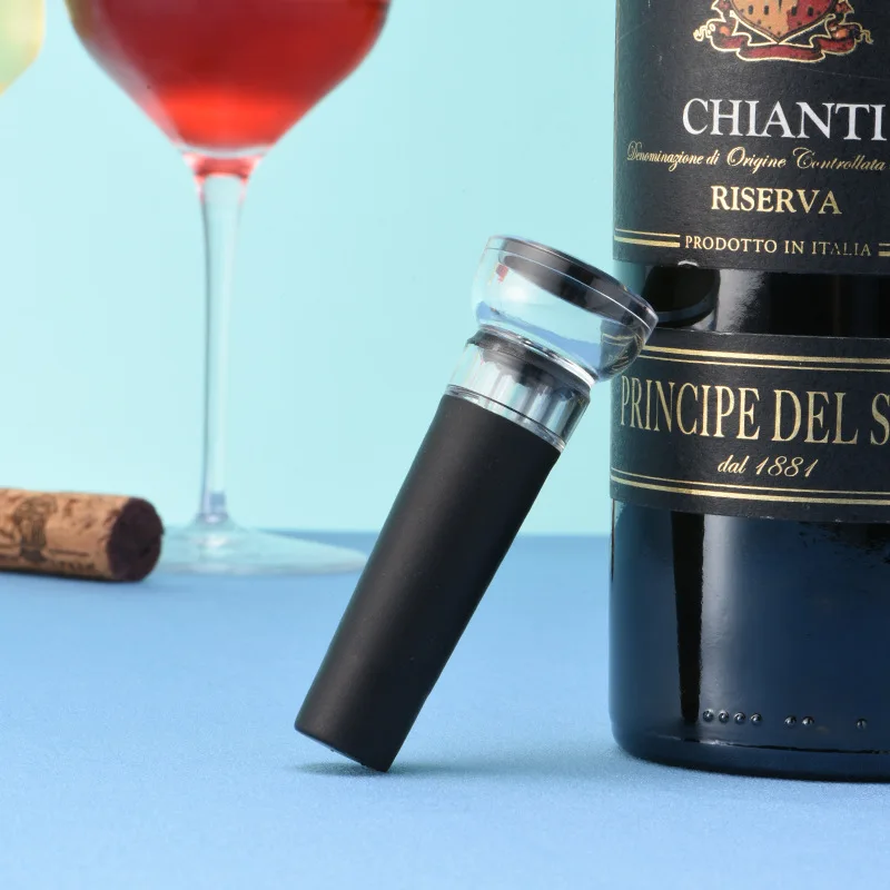 1PC Vacuum Wine Stopper Reusable Wine Bottle Sealer Pump Wine Preserver Saver Stopper Portable Bar Tool