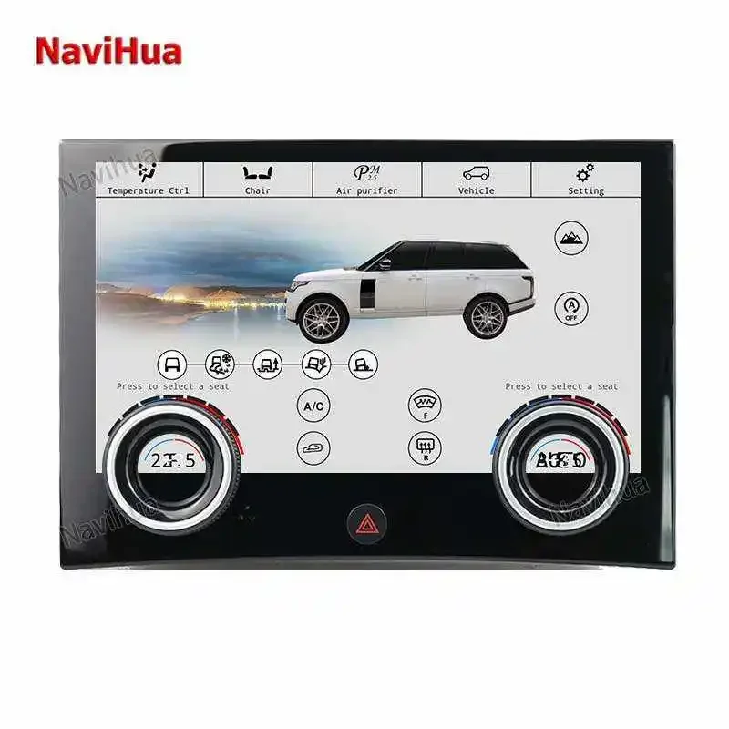 Air Conditioning Control for Land Rover Range Rover Vogue 2013-2016 Support Multiple Language 10'' IPS Touch Screen AC Panel