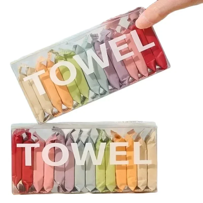 Compressed Towel Travel Disposable Cotton Bath Towels 100% Compression Home Portable Kerchief Large Thick Cleansing Thicken