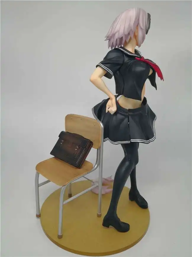 

Handmade 1/6 Anime Saber School Uniform Kit GK DIY White Assembly GK Model Statue Toys Collection Gifts