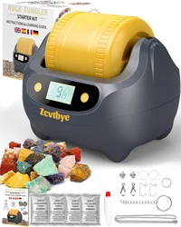 Rock Tumbler Kit Professional Rock Grinder Polisher Geology Enthusiasts STEAM Science Kit for Kids and Adults DIY Toys Gift
