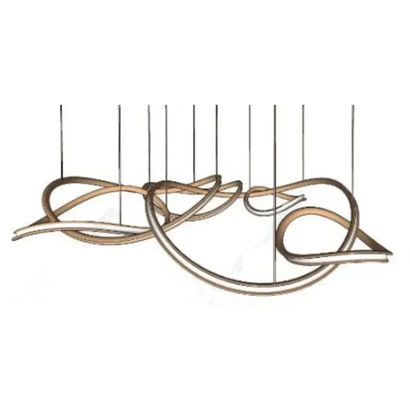 Chandelier Light Luxury Hotel Restaurant Lobby Front Desk Shop Sales Department Sand Table Living Room