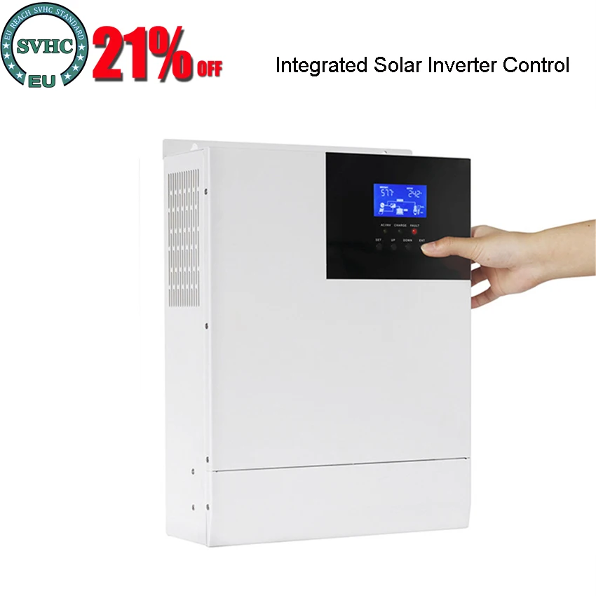 3KW Solar Hybrid Inverter 24V 60A MPPT Solar Charge Controller 220VAC Solar inverter control All-In-One with WiFi Module