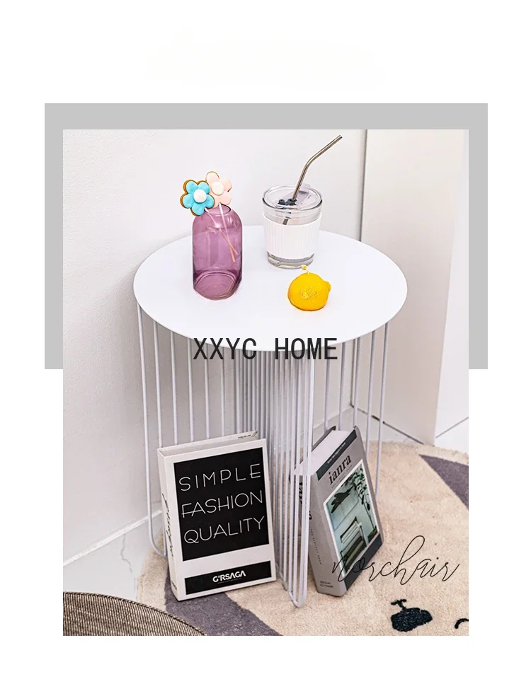 Iron Coffee Simple Living Room Home Small Tea Table Sofa Side Shop