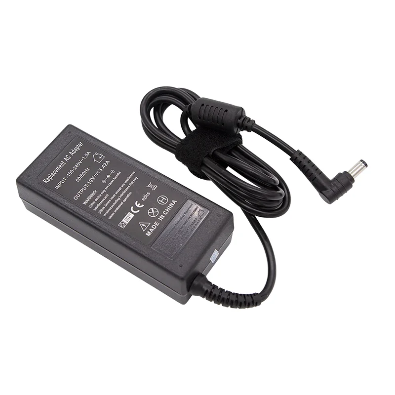 AC Laptop Charger Adapter 19V 3.42A 65W 5.5*2.5mm For ASUS X550C A450C Y481C V85 A52F X450 X450L X550V X501LA X551C X555 Power