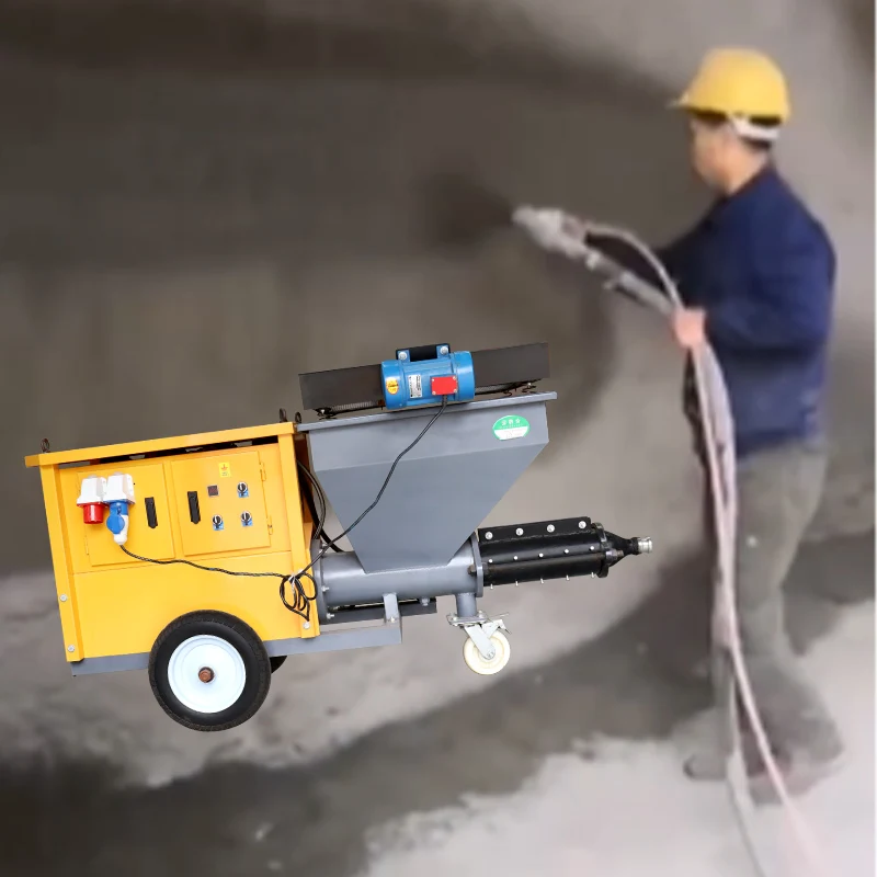 

HotMortar Sprayer Wall Cement Spraying Machine 511 Diesel Engine Cement Plastering Sprayer