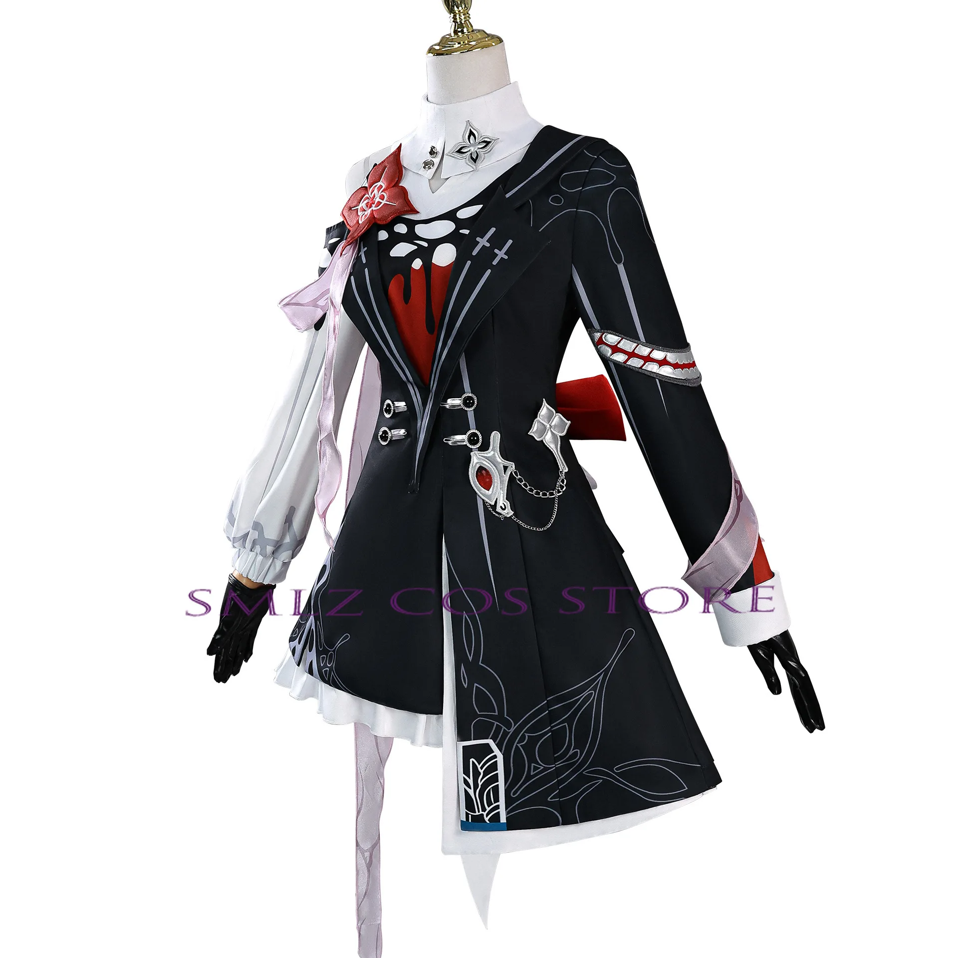Newly Evernight Cosplay Honkai: 스타 레일 3월 7일 의상 여성 코스프레 복장 할로윈 카니발 파티 역할 놀이 복장