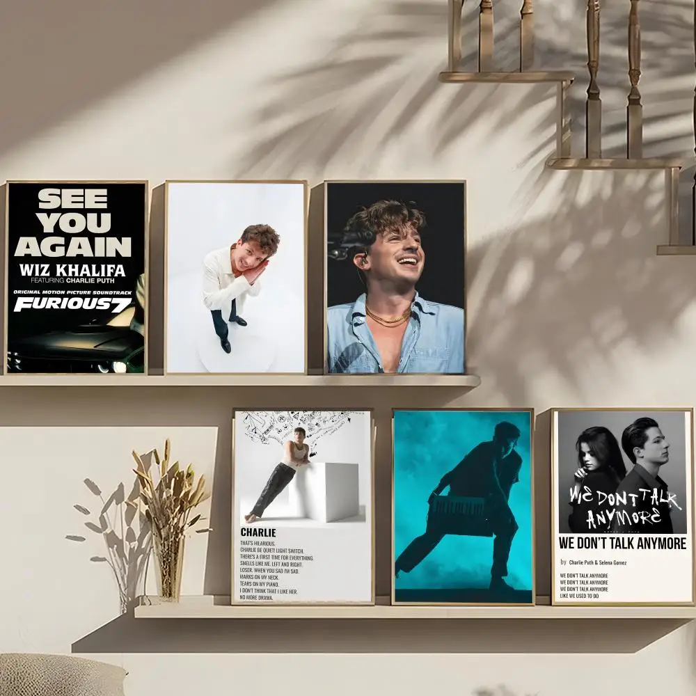 Charlie Puth See you Again album Poster Art print wall decor ideal for living room, bedroom, bar, parlor, and home gifting