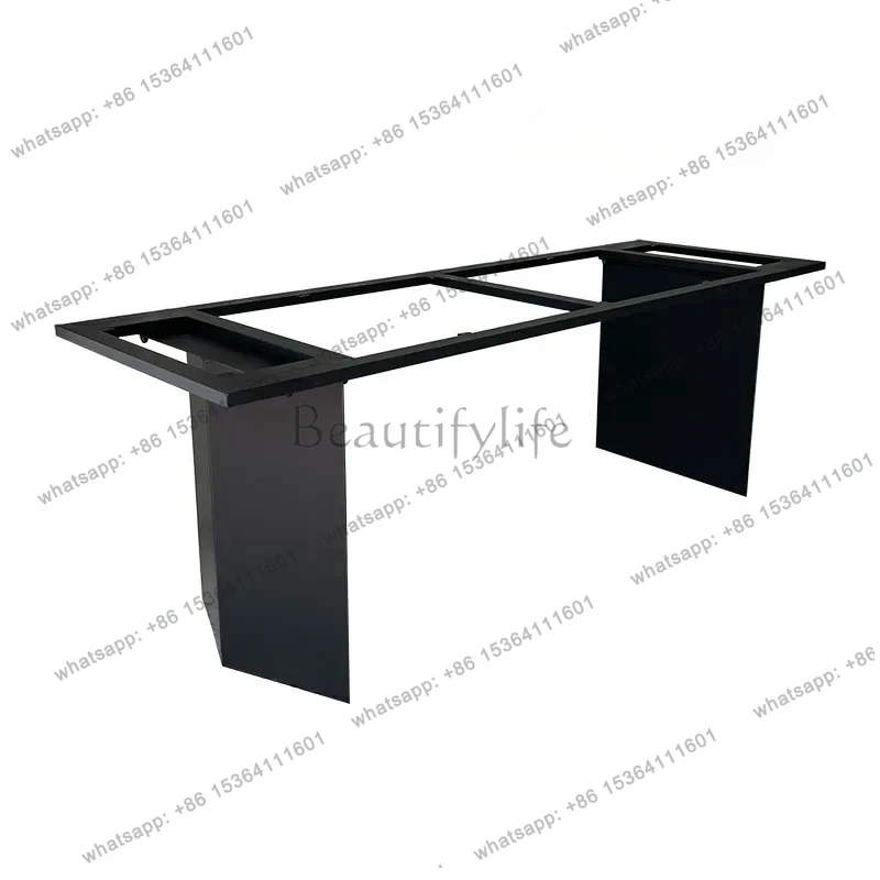 

Carbon steel table legs rock slab table feet bracket custom marble table rack triangular desk feet