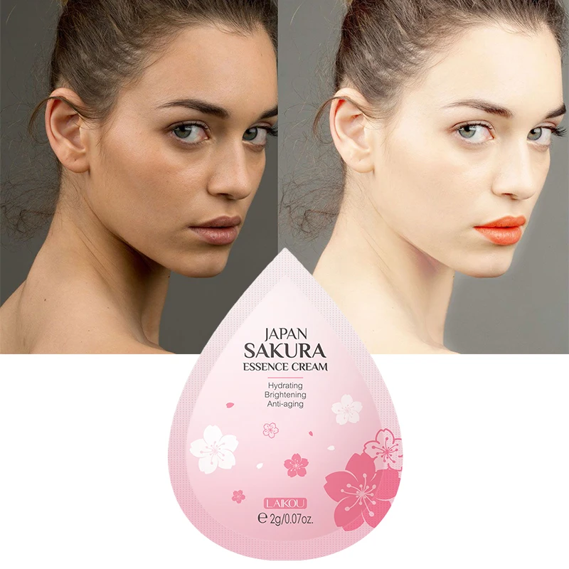 

Sakura Face Cream Anti Aging Wrinkle Face Lifting Lightening Fine Line Whitening Brighten Skin Tone Moisturizing Korean Cosmetic