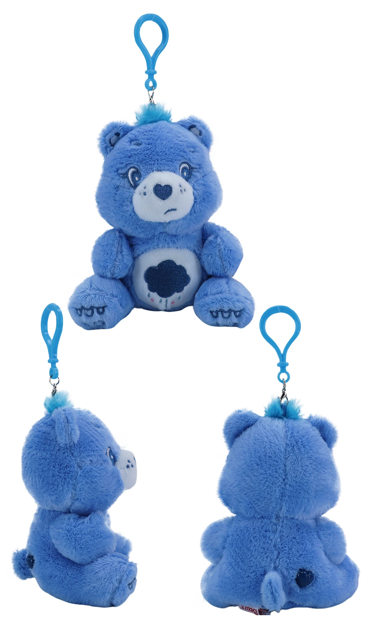 Care Bears Sitzende Plüsch-Schlüsselanhänger 12cm Macaron-Serie Niedlicher Taschenanhänger Kawaii Stofftier Auto-Charm Ideales Valentinstag-Paargeschenk – Detail 4