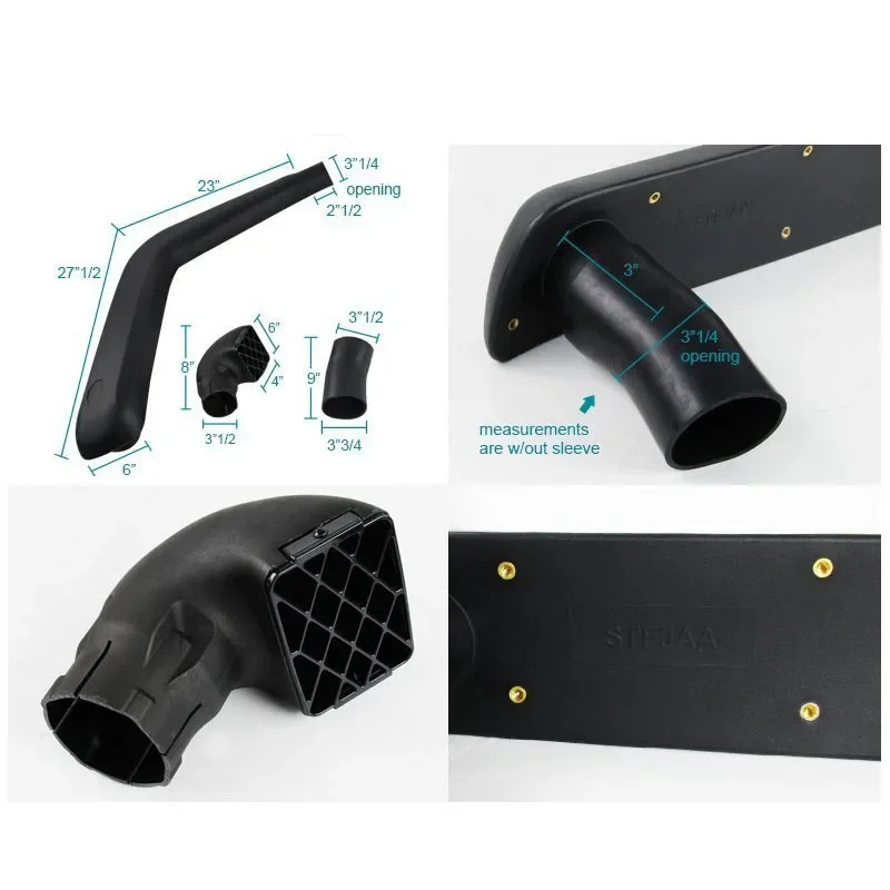 Snorkel Kit Air Intake System for Toyota FJ cruiser 2007-2022 2021 2020 1GR-FE 4.0Litre-V6 Petrol Model 4X4 High Flow Air Filter