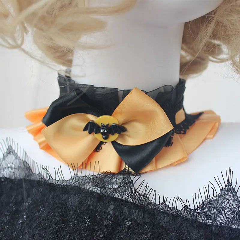 Original Witch Hair Accessories Handmade Demon Wings Halloween Hair Accessories Pumpkin Tip Little Magic Hat Witch Little Hat