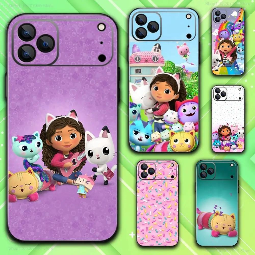 

G-GabbysS Dollhouses Phone Case For iPhone 17,16,15,14,13,12,11,Plus,E,Air,Pro,Max,Mini Black Cover