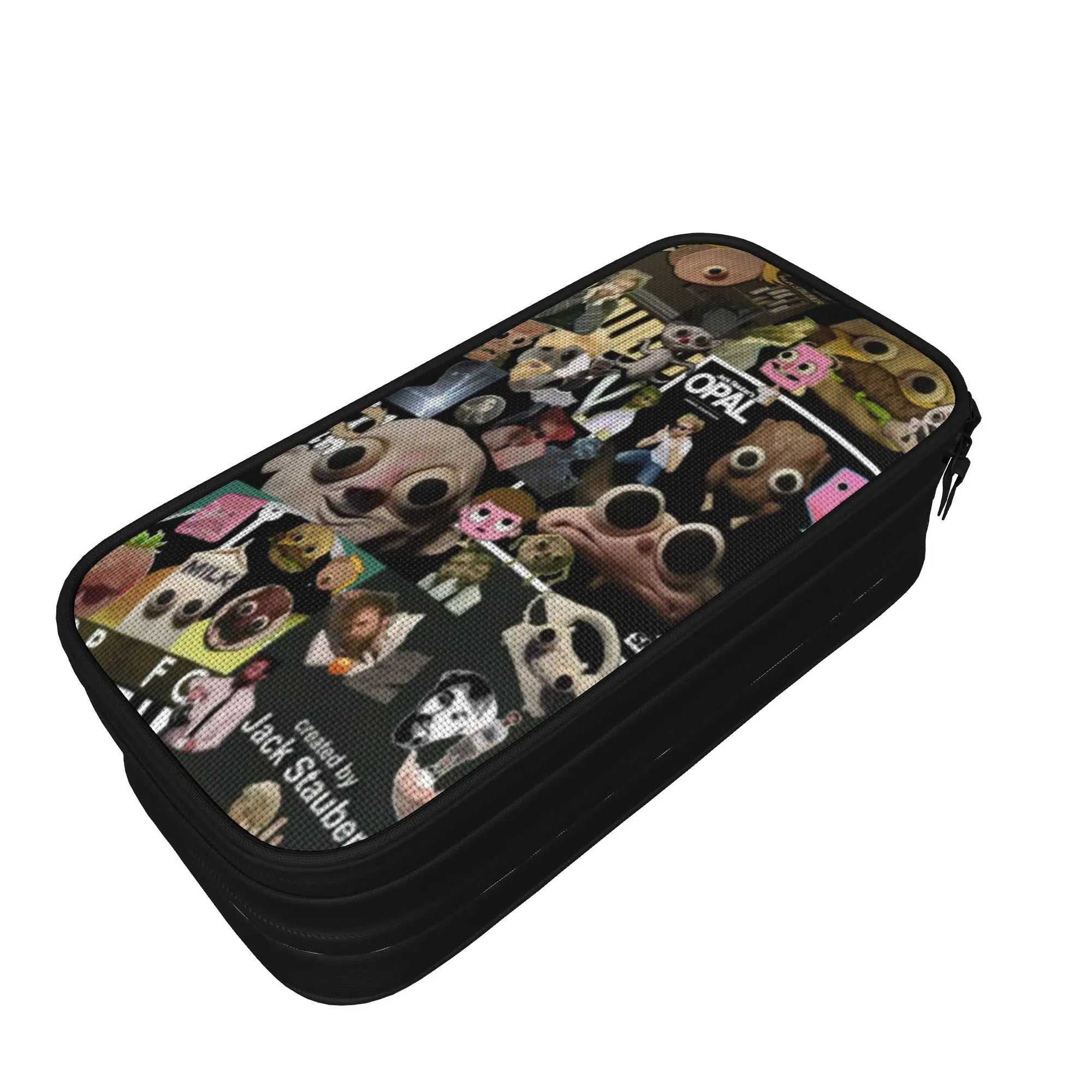 Jack Stauber Mix Pen Box Double Layer Large Capacity For School  Pencilcase Perfect Gifts