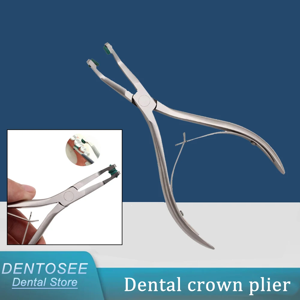 

Dental Autoclavable Crown Remover Pliers for Temporary Teeth Veneers Crown Removal Tool