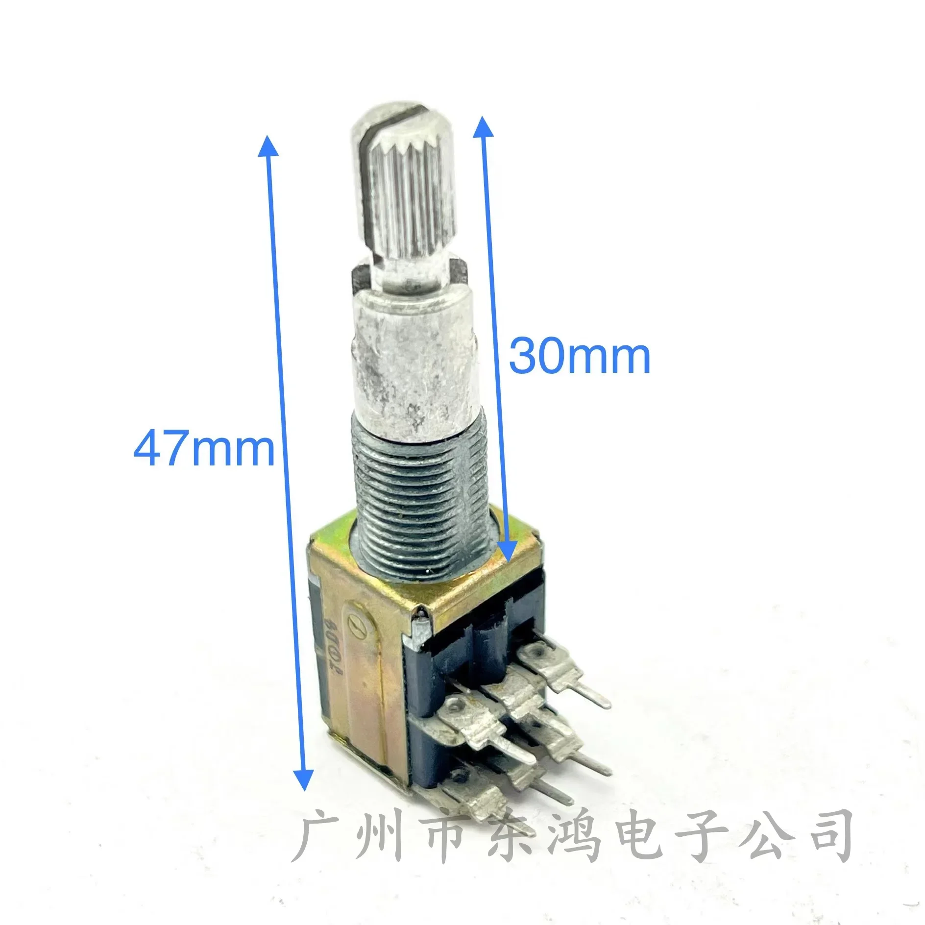 1 PCS Japanese noble EC12 encoder dual shaft 20 positioning number 25MM shaft serration