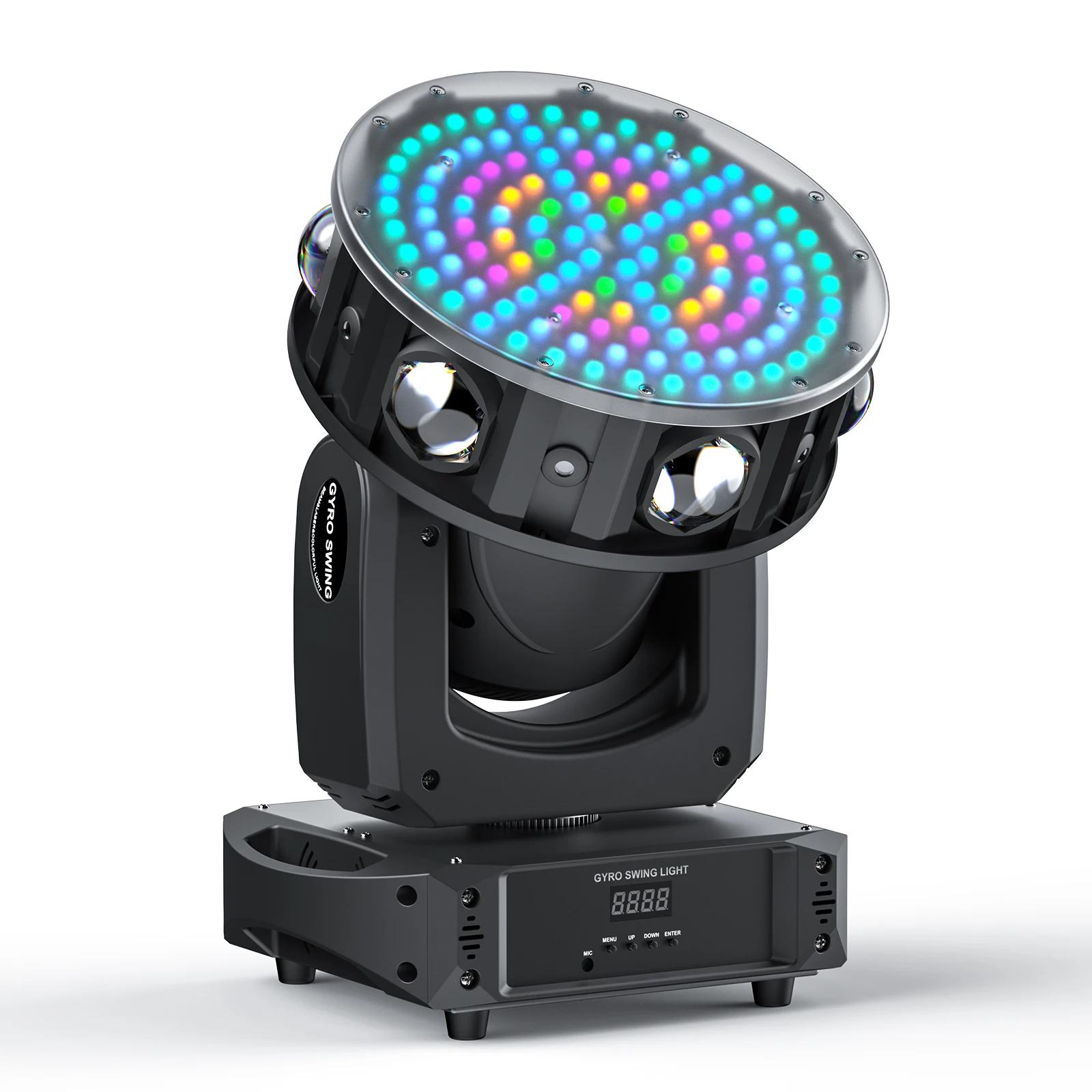 

Somspot LED Moving Head Light RGB Beam Lights Stage Light Effect Projector for DJ Disco KTV Party Wedding Holiday Bar Club