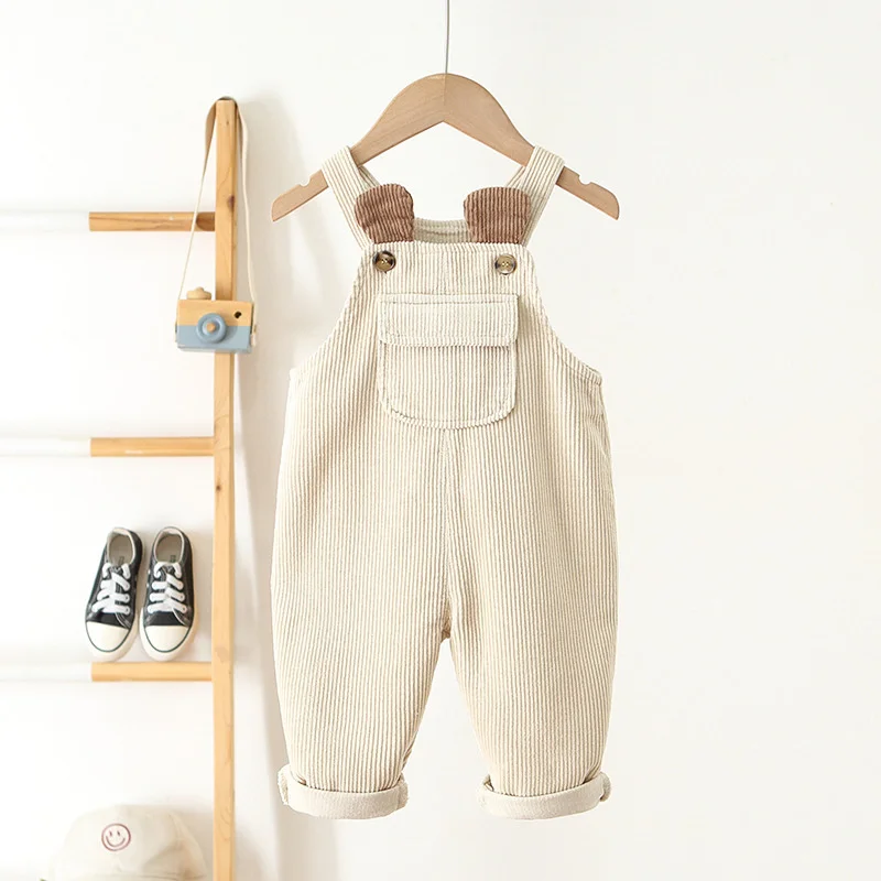 Baby Overalls For Boys Girls Pants Cotton Jumpsuit For Baby Casual Spring Toddler\'s Overalls Girls Casual Corduroy Trousers New