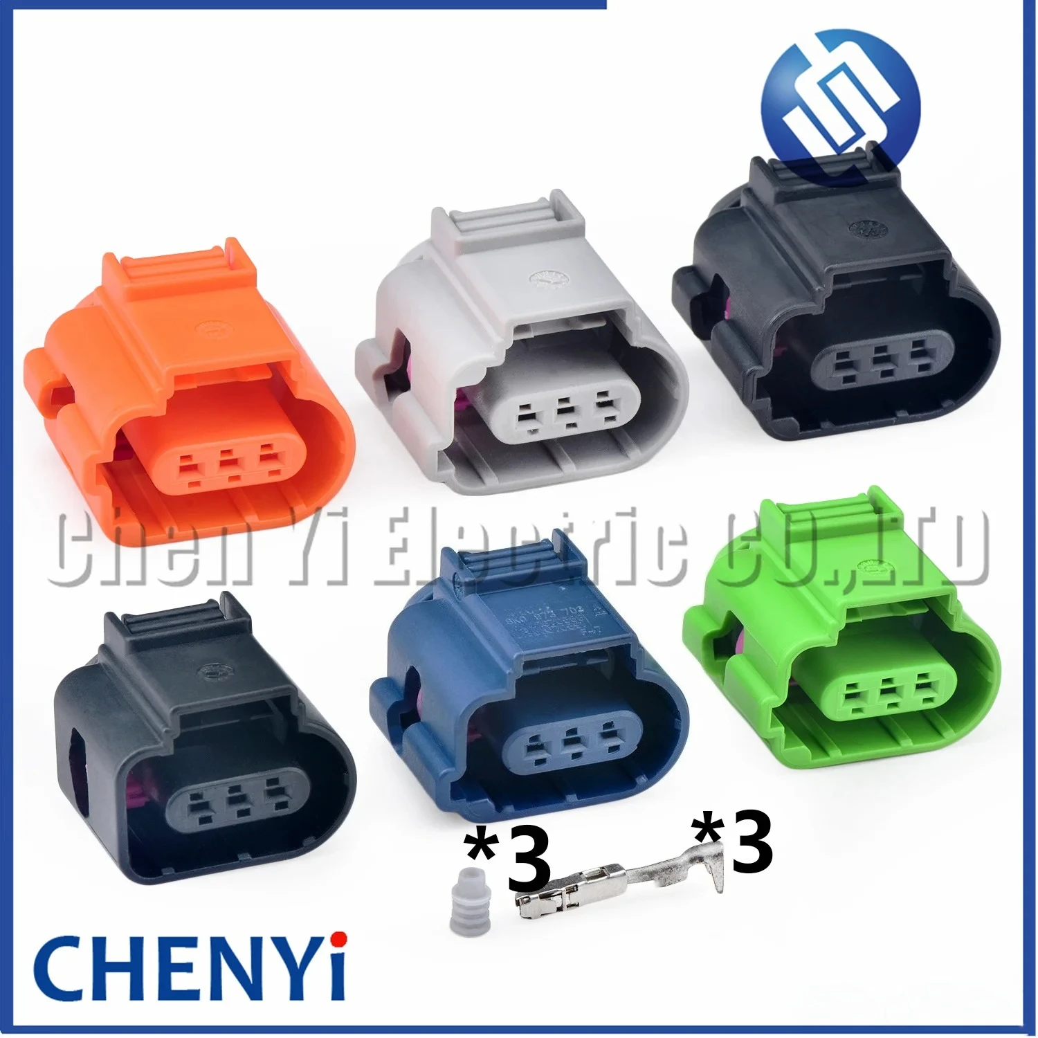 3-poliger Stecker für Klimaanlagen-Druckschalter, Klopfsensor, Kurbelwellen- und Nockenwellenpositionssensor 8K0973703 8K0 973 703