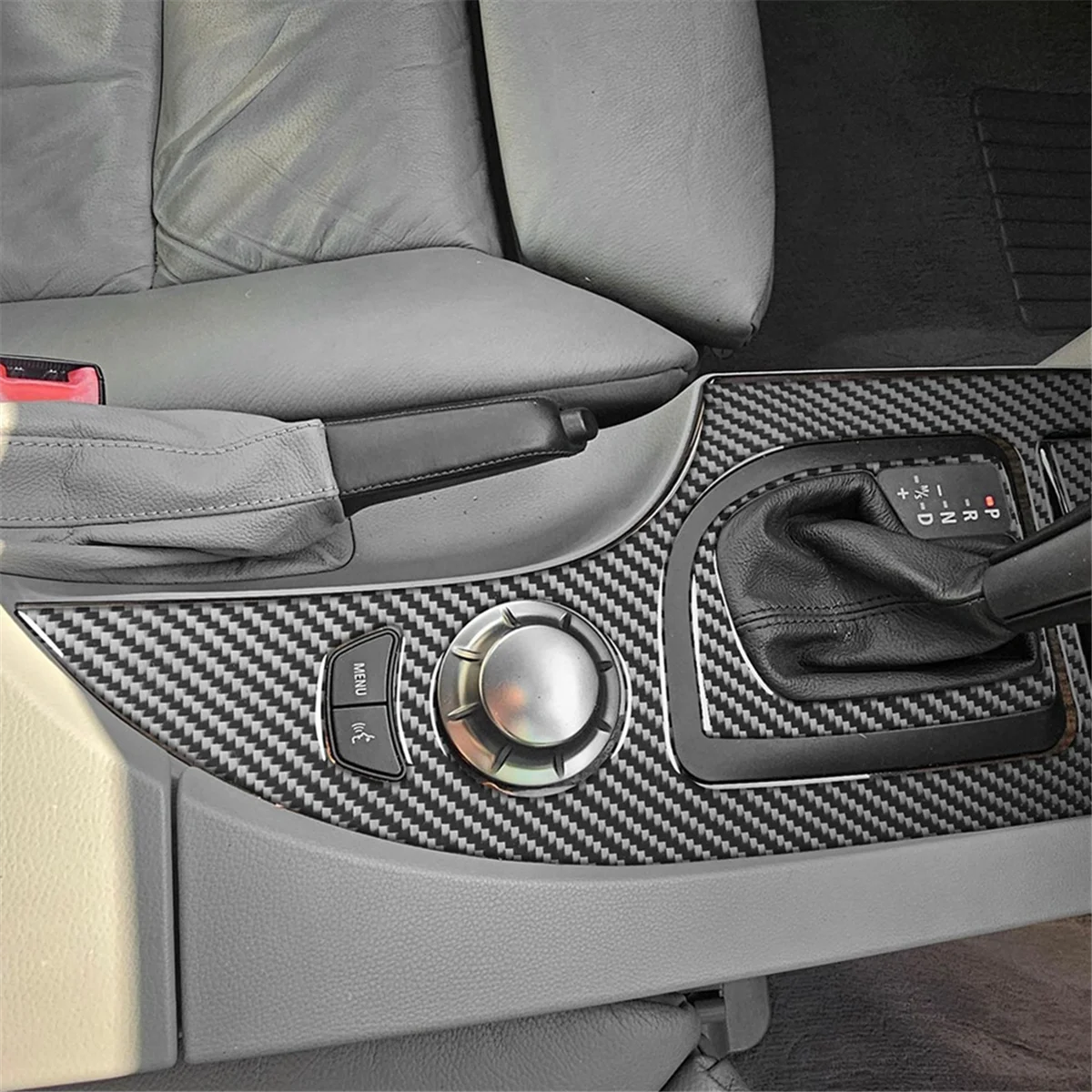 

MBX-tFor BMW 5 Series E60 2004-2007 Carbon Fiber Car Center Control Gear Shift Panel Trim Interior