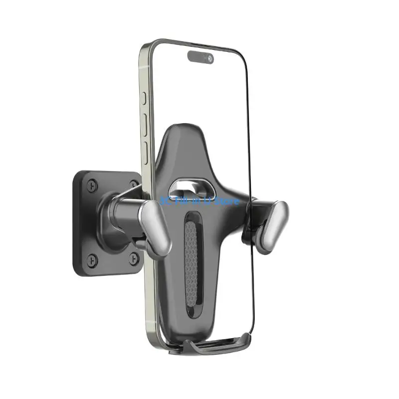 G8TA Space Saving Wall Mount Phone Bracket 360 Degree Rotating For Home Office Use