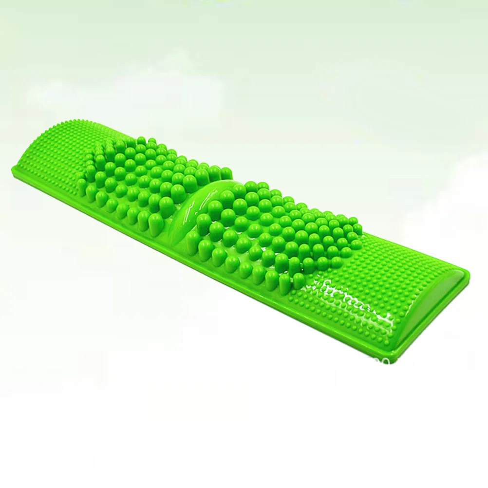 1pc Foot Massage Mat Foot Massager Plastic Pebble Toe Pressure Plate Massage Pad ( Green Color) foot massaging pad