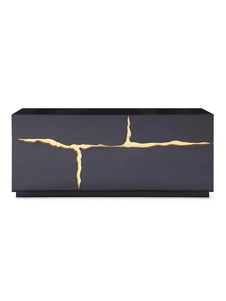 

Italian Style Light Luxury Dining Side Fashion Tea Cabinet Creative Hallway Sofa Partition Living Room Wall Locker